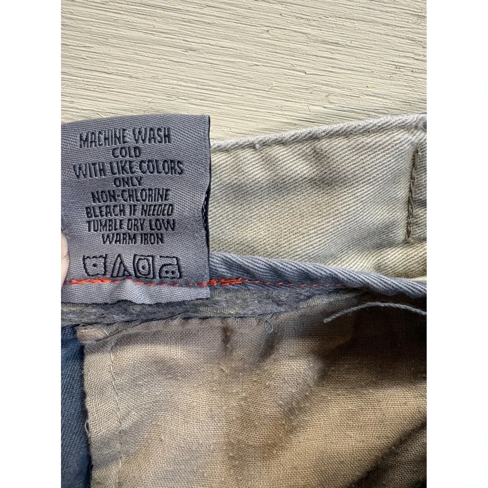 Geoffrey Beene Cargo Shorts Mens 34 Blue/Gray Cotton Outdoor Gorpcore Streetcore
